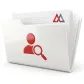 AML team outsourcing documents in a white folder with an identity check symbol and the MAXCORP logo